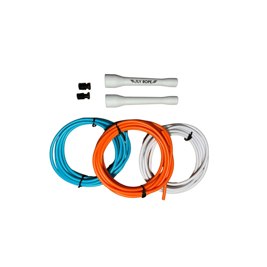 Bundle 3 teiliges set Springseile in deinen Wahlfarben - FLY ROPE Springseil  Jump rope speed ropes